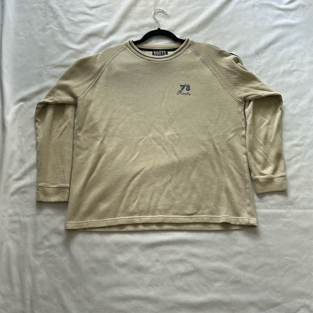 Roots Men's Cream Sweater